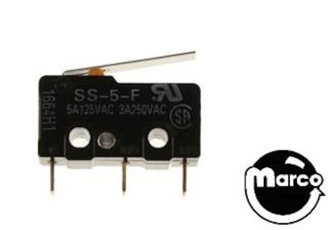 Subminiature switch & lever actuator 16mm SS-01-FT SS-5-F