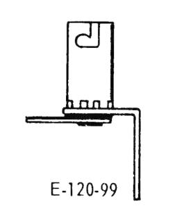Lamp socket - bayonet 1 term