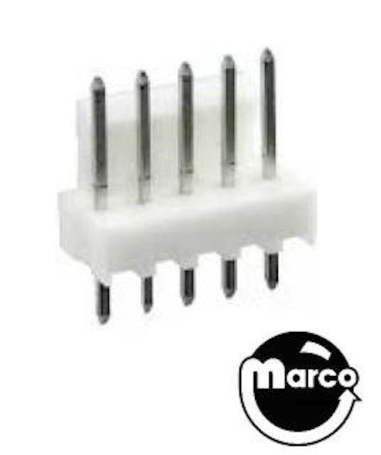 Circuit board header 5h str sq pin .156 lock 26-60-4050