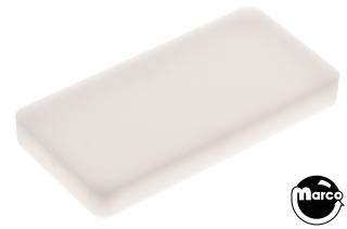 Insert rectangle 2-1/4 inch white