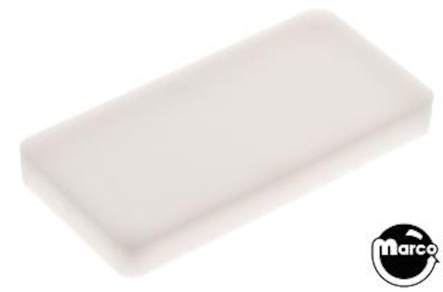 Insert rectangle 2-1/4 inch white