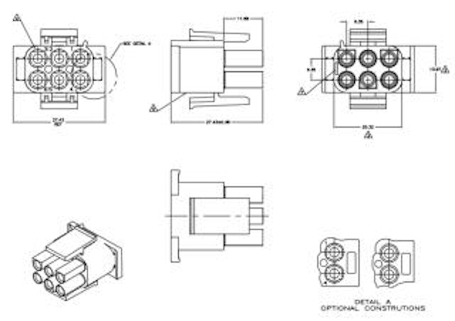 .084 plus housing 6 pin