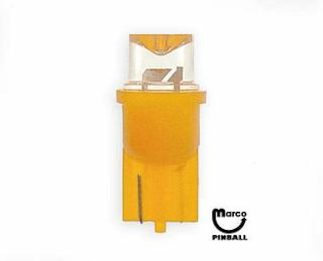 LED lamp #555 base yellow wide