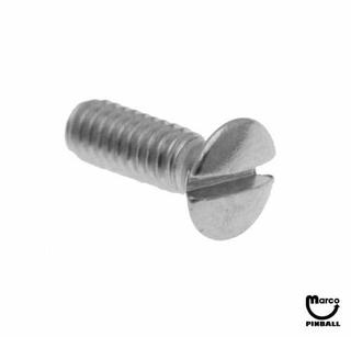 Machine Screw 8-32 x 1/2 oval slotted