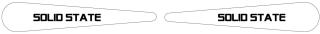 Flipper top decal Data East 'Solid State'