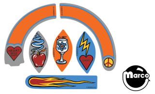 MACHINE (Williams) Ramp decal kit