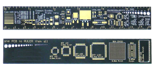 Ruler - 6" printed circuit board