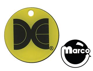 Key fob Data East yellow