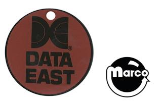 Key fob Data East orange