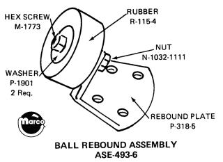 Rebound bushing Bally AS-493-6