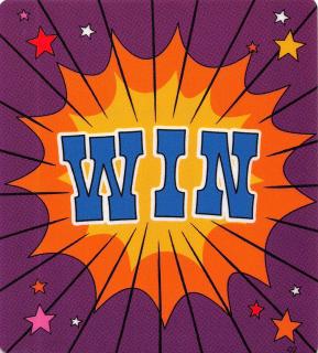 SIMPSONS KOOKY CARNIVAL (Stern) Decal front left 'WIN'