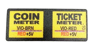 SIMPSONS KOOKY CARNIVAL (Stern) Decal Coin Meter