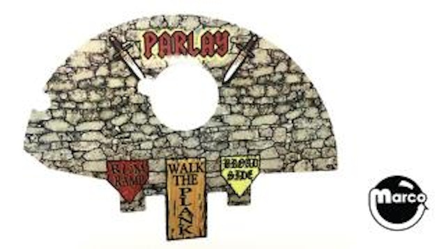 PIRATES CARIBBEAN (Stern) Decal 'Parlay'