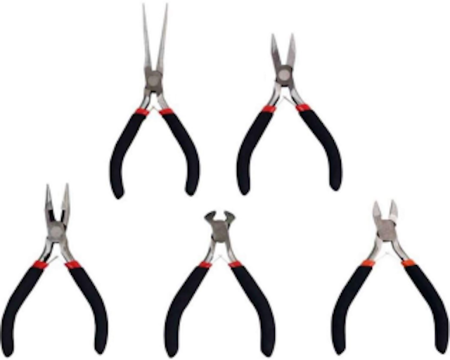Pliers and cutter set - 5 piece