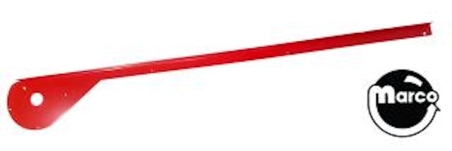 AC/DC Luci (Stern) side rail left GLOSS red