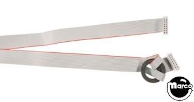 Ribbon Cable - 14 pin 44 inch with ferrite bead