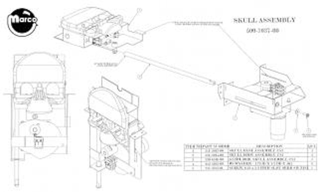 CSI (Stern) Skull assembly
