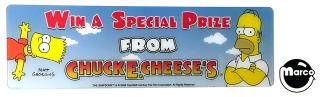 SIMPSONS PINBALL PARTY (Stern) Topper sign