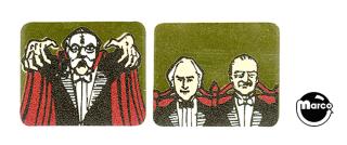 PHANTOM OF OPERA (DE) Gold Foil Spinner decal Set