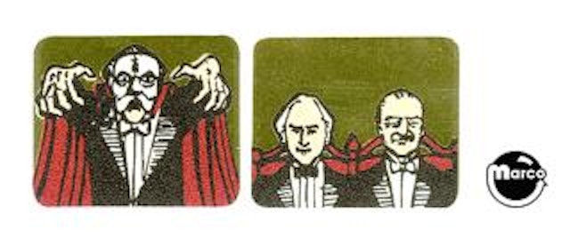 PHANTOM OF OPERA (DE) Gold Foil Spinner decal Set