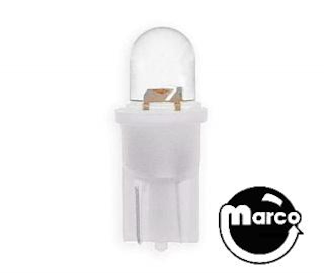 LED lamp #555 base 6.3v red dual chip