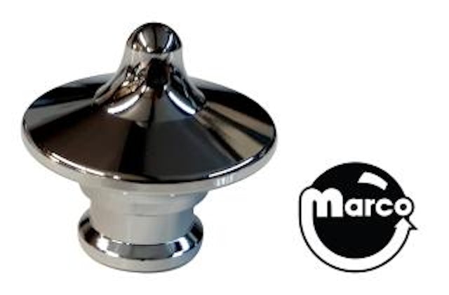 Ball shooter knob point chrome