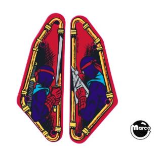 TEENAGE TURTLES (Data East) Slingshot plastic set
