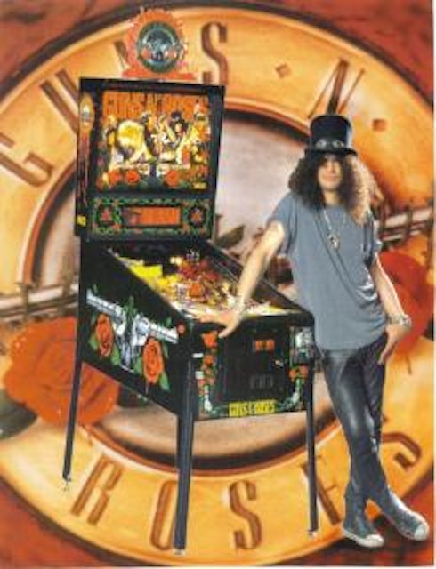 GUNS N ROSES (Data East) Flyer