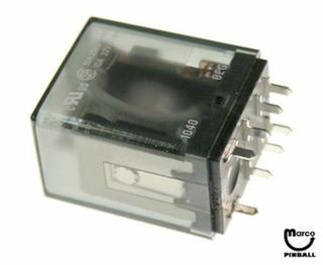 Relay - cube style 24v K10P-11D55-24