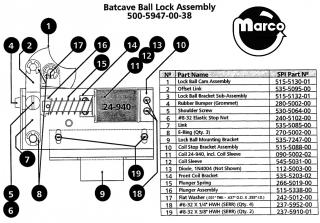 Ball lock offset link Data East / Sega