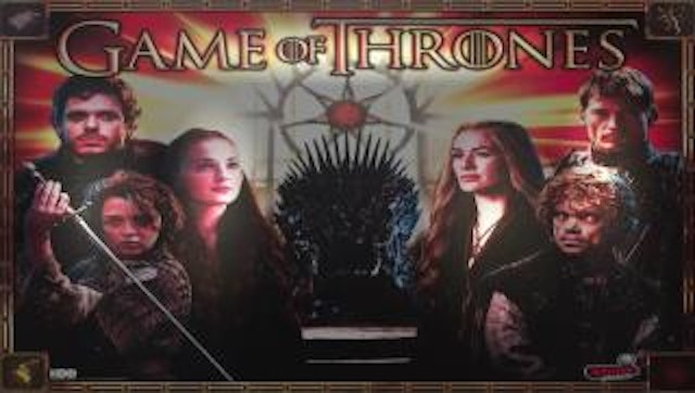 GAME OF THRONES PRO (Stern) Translite