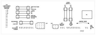 Fuse chart decal Williams Sys 11