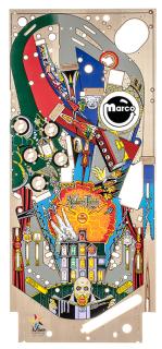 ADDAMS FAMILY (Bally) Playfield dark green