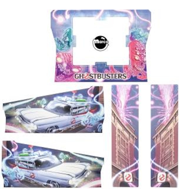 GHOSTBUSTERS PRO (Stern) Cabinet decal set 820-71H5-XX