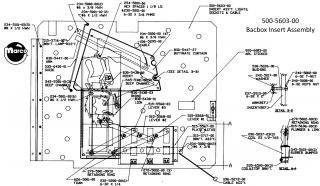 ROCKY & BULLWINKLE (DE) Backbox animation wire guide