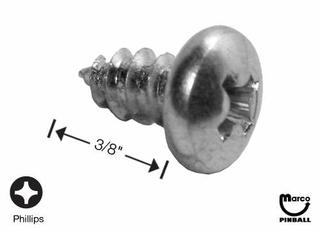 Sheet Metal Screw #10 x 3/8" p-ph