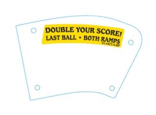 JOKERZ (Williams) Plastic 'Double Your Score'