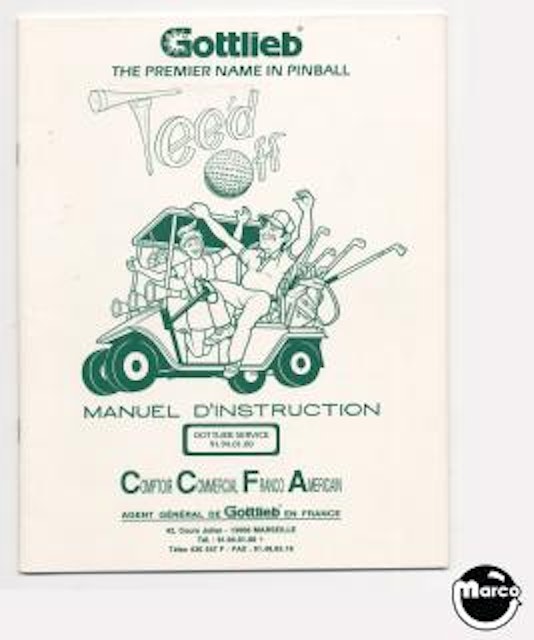 TEED OFF (Gottlieb) Manual FRENCH