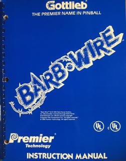 BARB WIRE (Gottlieb) Manual GERMAN