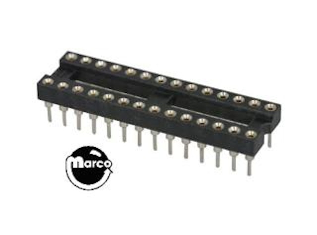 IC Socket - 28 pins 0.300" wide 077-5208-00