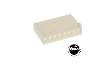 Connector 0.100" 8 position female 22-01-3087