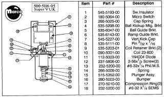 Super VUK assembly 500-5116-00