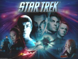 STAR TREK PREMIUM (Stern) Backglass