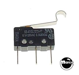 Subminiature switch and lever actuator hook USE 180-5209-00