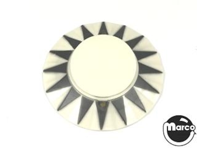 Pop bumper cap sunburst black plain