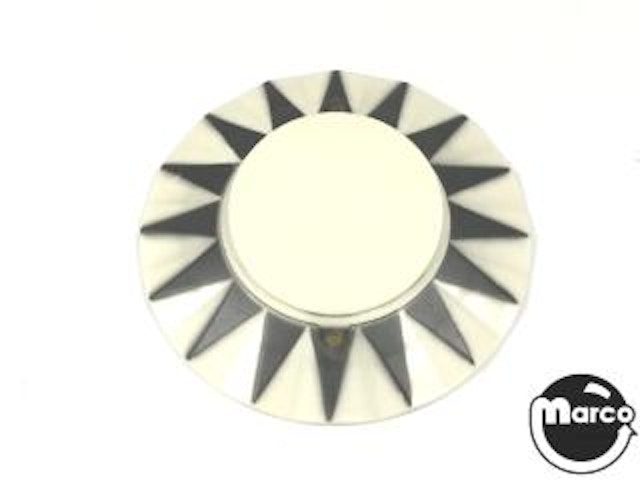 Pop bumper cap sunburst black plain