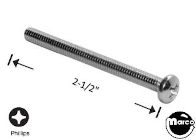 Machine Screw 6-32 x 2-1/2" p-ph