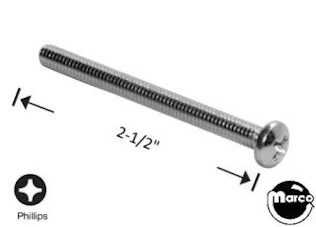 Machine Screw 6-32 x 2-1/2" p-ph