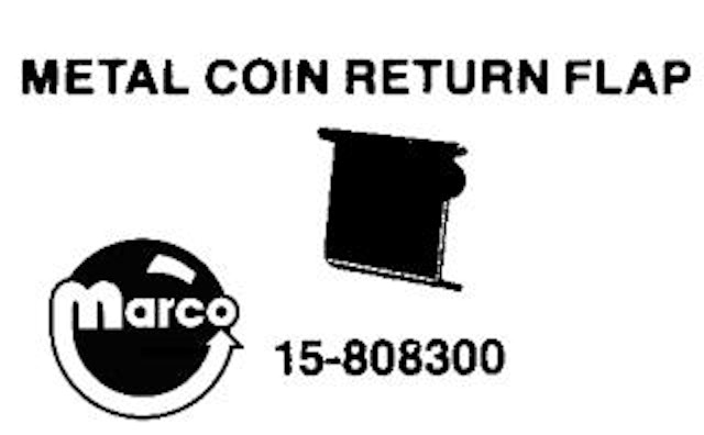 Coin return flap Wico