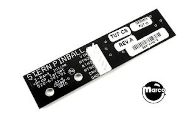 Drop target opto board Stern in-line 3 bank
